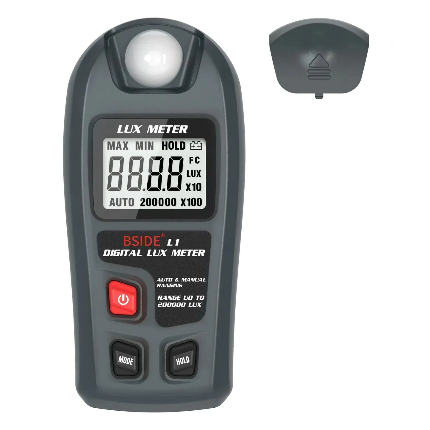 Lux Meter Digital Illuminometer 0~200,000lux LCD