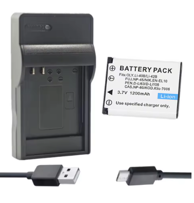NP-45 NP-45A Charger and Battery for Fujifilm FinePix