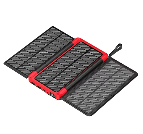10000mAh Qi Wireless Solar Power Bank