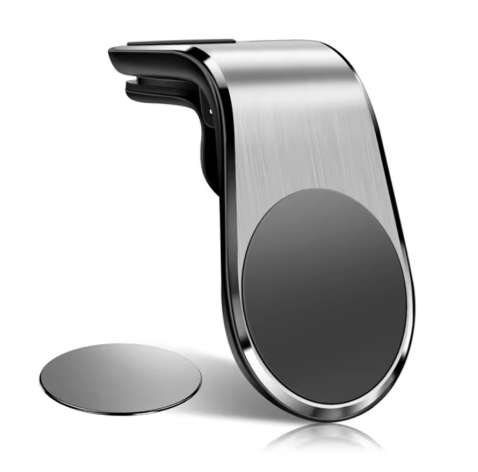 Metal Magnetic Car Phone Holder Mini Air Vent Clip Mount Magnet Mobile Stand
