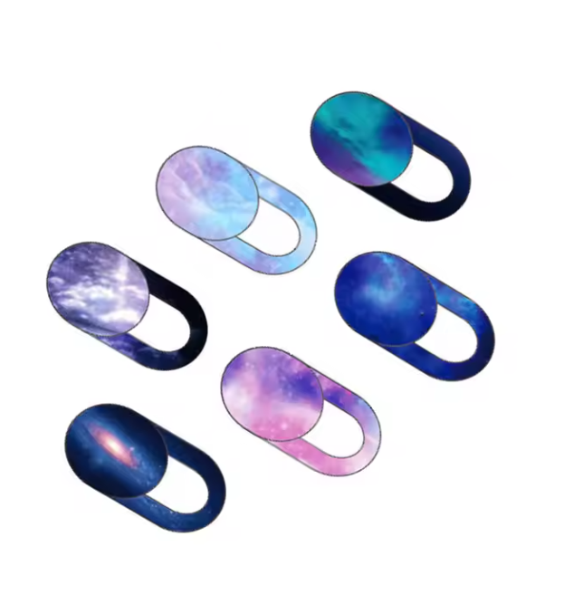 6-Piece Starry Sky Pattern Webcam Camera Cover