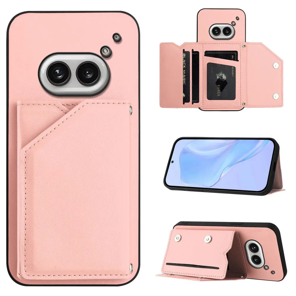 Nothing Phone 2A 3A Plus Pro PU Leather Wallet Holder Card Case