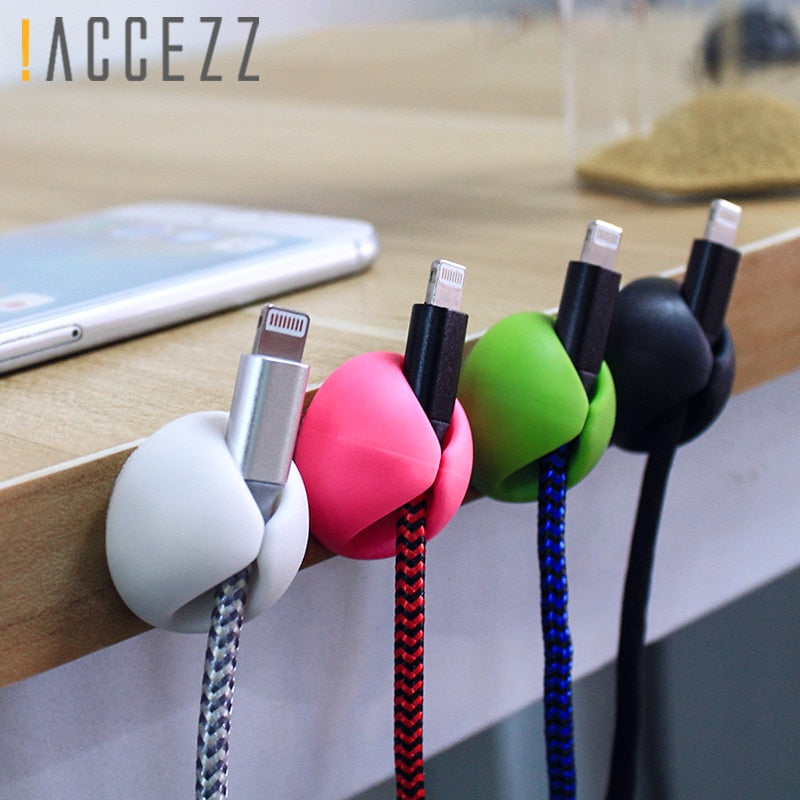 Silicone USB Cable Organiser Holder