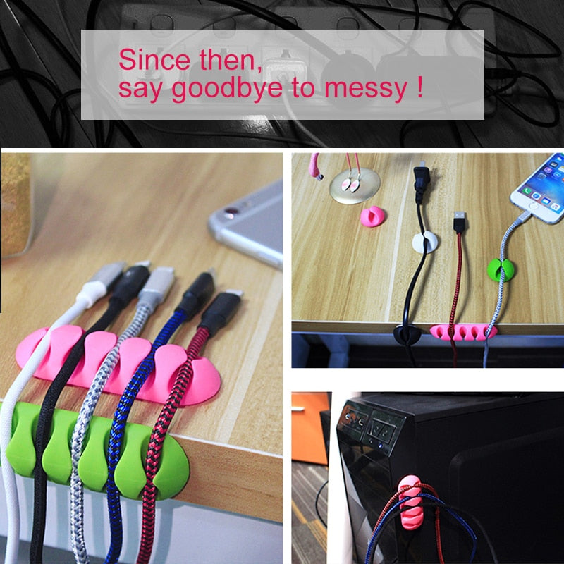 Silicone USB Cable Organiser Holder