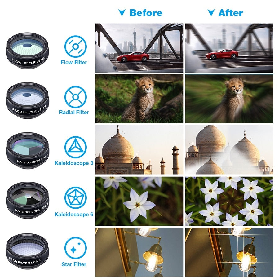 10-in-1 Phone Camera Lens Kit