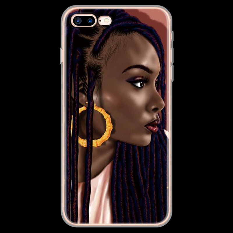 Women Art Silicone Case for iPhone