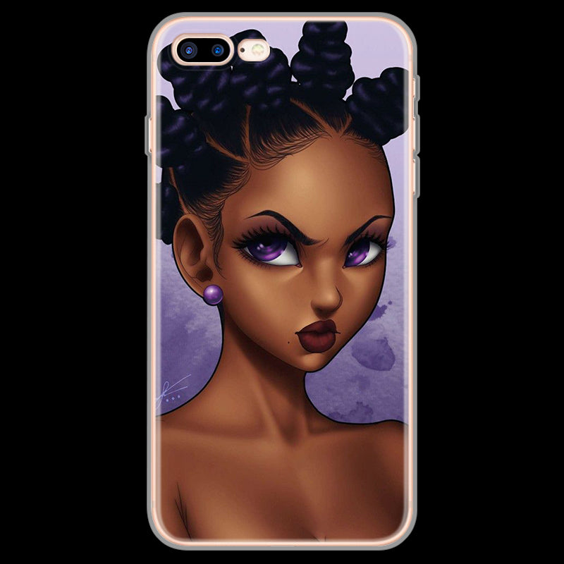Women Art Silicone Case for iPhone