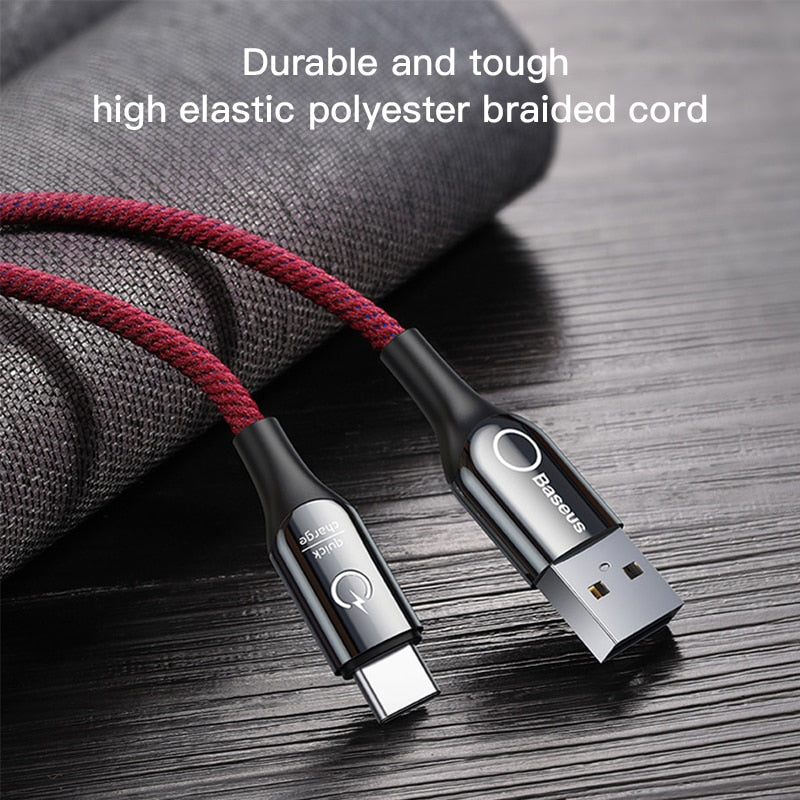 Smart Type-C Cable USB-C 3.0 Cable for Xiaomi Quick-Charge