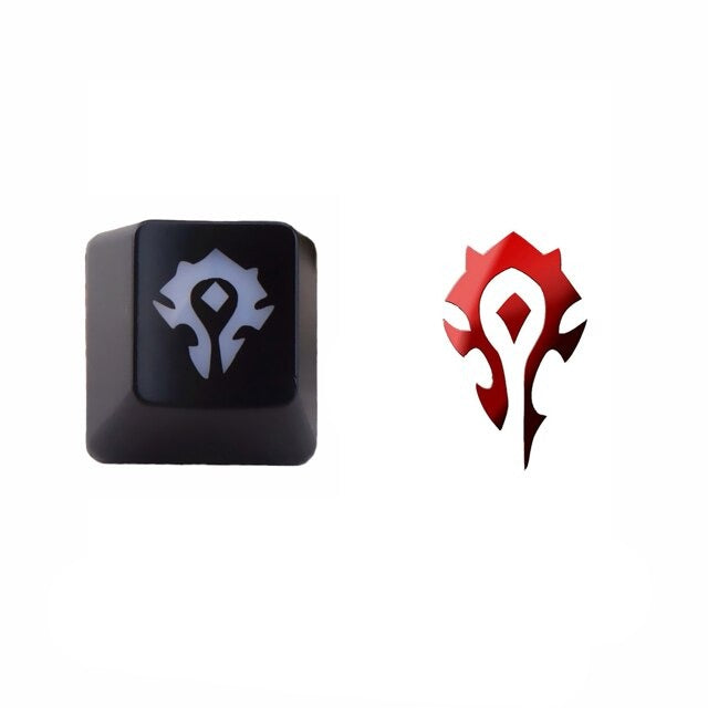 Luxury Gaming Metal Sticker Key Cap