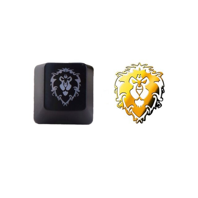 Luxury Gaming Metal Sticker Key Cap