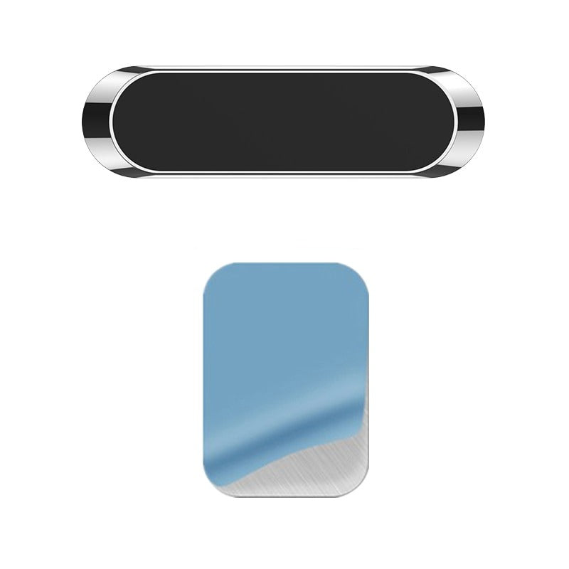 Magnetic Car Phone Holder Dashboard Mini Strip Shape Stand Metal Magnet
