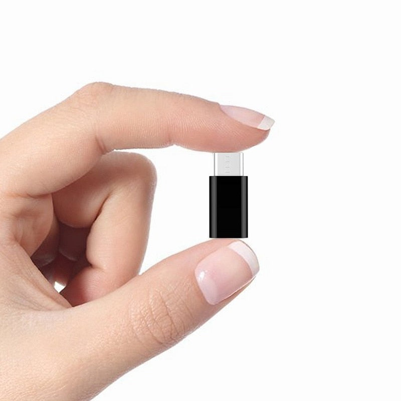 Mini 3-Piece Micro USB To typeC Adapter For Samsung S8 S9 Xiaomi Huawei Phone Charger Usbc Micro To C