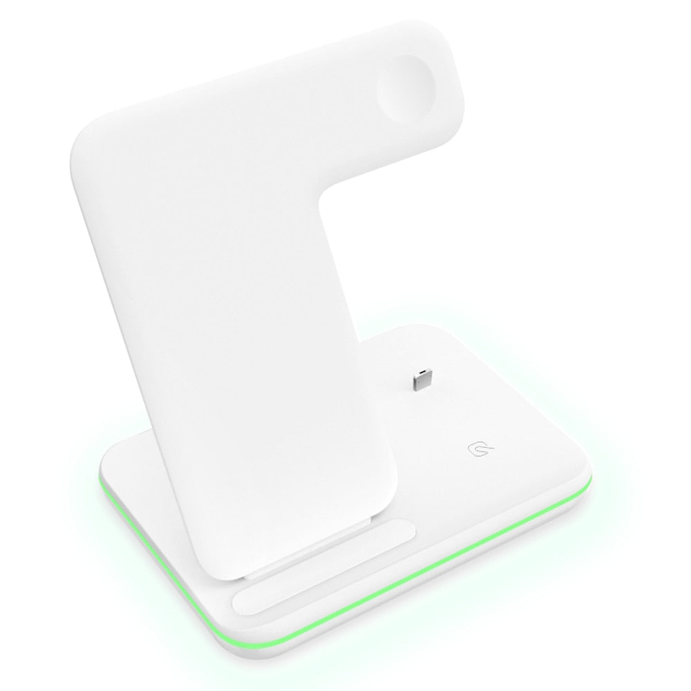 15w Apple Watch Wireless Holder Station 3-in-1 Fast Charger
