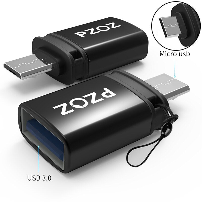 OTG Adapter Type-C 3.0 Micro USB 3.0 Charge Data Converter USB-C