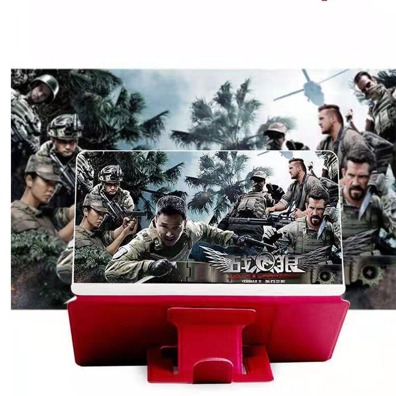 Phone Screen Magnifier Cellphone Projector Enlarged Amplifier Mobile Bracket Desktop Holder