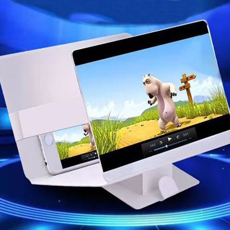 Phone Screen Magnifier Cellphone Projector Enlarged Amplifier Mobile Bracket Desktop Holder
