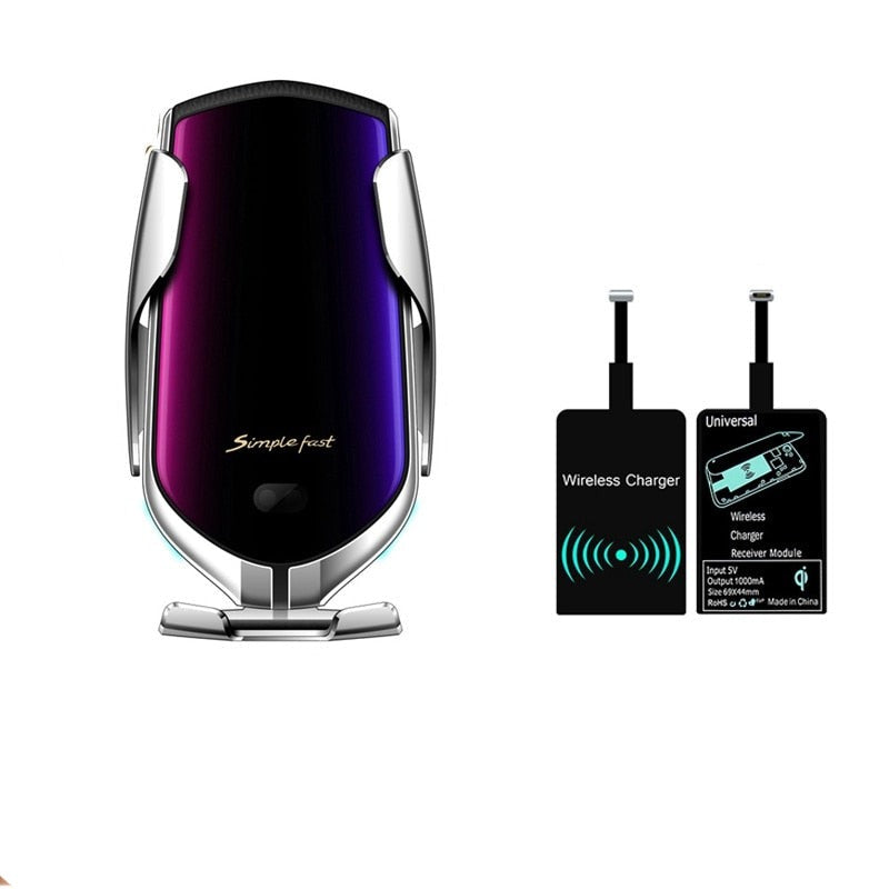 10W Smart Wireless Phone Charger for Car
