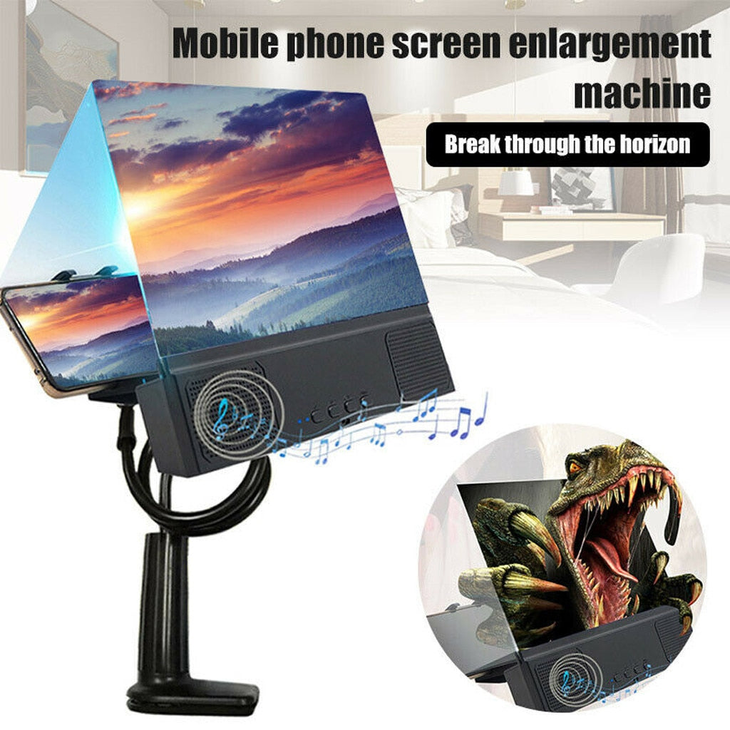 Screen Magnifier Cellphone Projector Enlarged Amplifier Mobile Bracket Desktop Holder