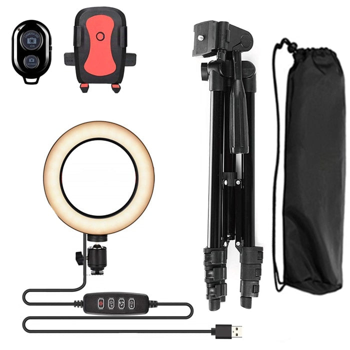 Selfie LED Ring Light Lamp With Tripod