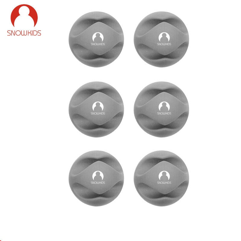 Snowkids Cable Organizer Holder Clip Fixture Winder Ties Premium Silicon Strong Adhensive Forces