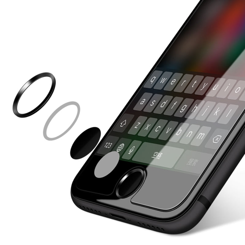Support Fingerprint Unlock Touch Key ID Home Button Sticker