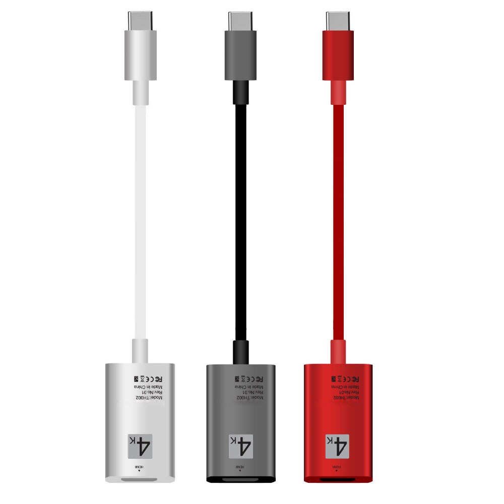 Type-C Adapter Phone to HDTV Cable Video Converter