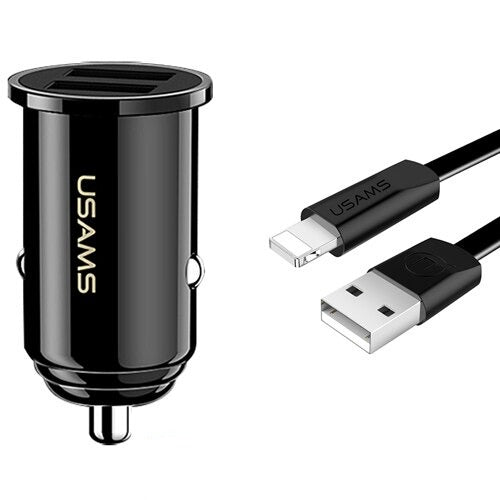Smart Fast Mini Car Phone Charger Dual USB