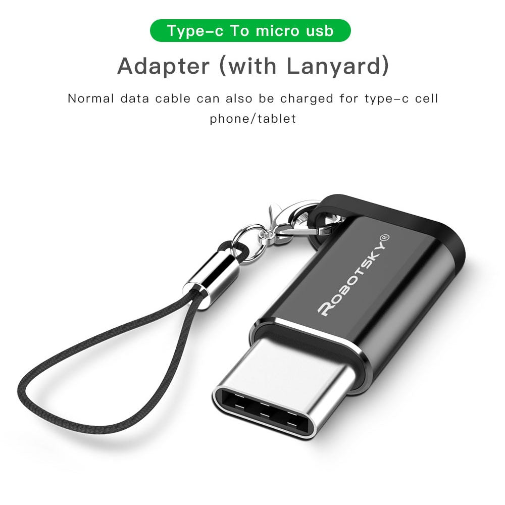 USB Type C Male to Micro USB Female Adapter USB Type-C Support OTG For Xiaomi 4C /LeTV /Huawei