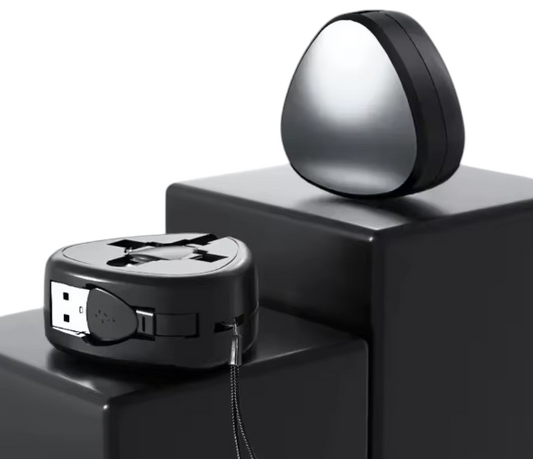 3-in-1 Retractable Charging Data Cable