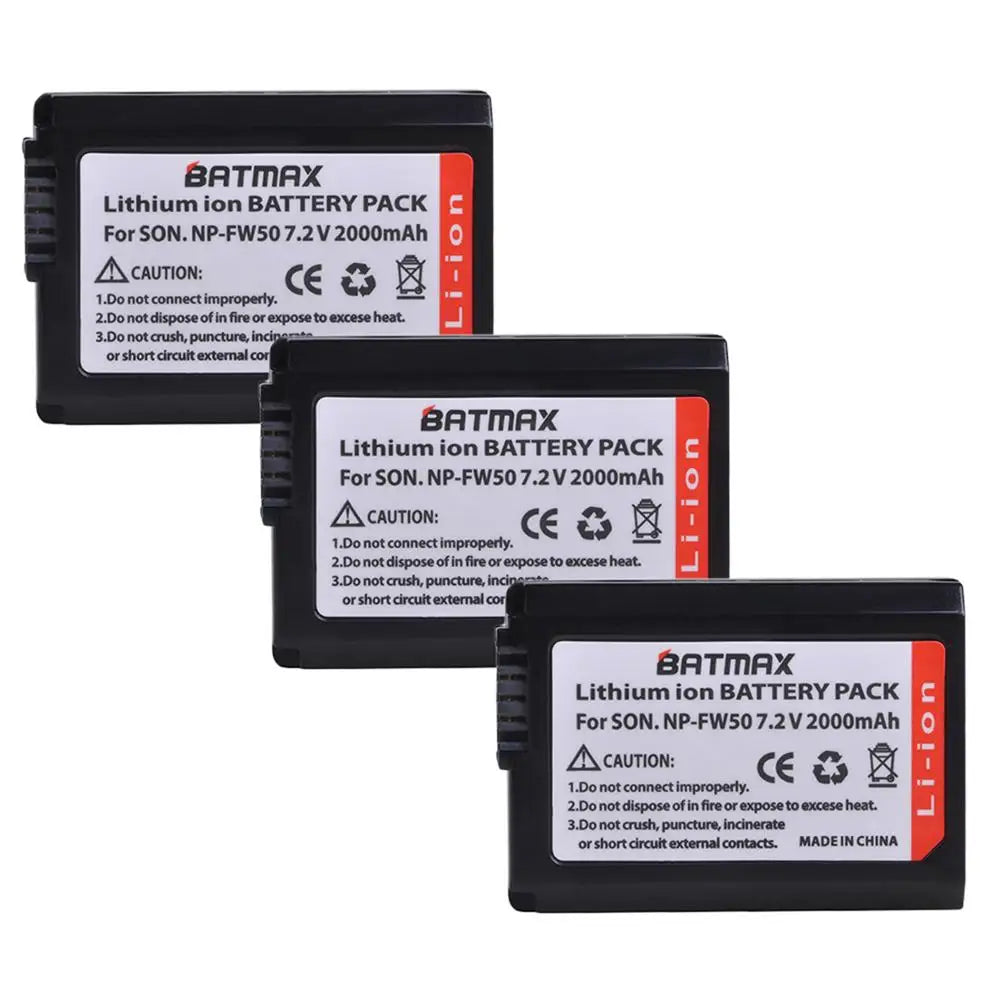 2000mAh NP-FW50 NP FW50 Dual LED USB Battery Charger for SONY