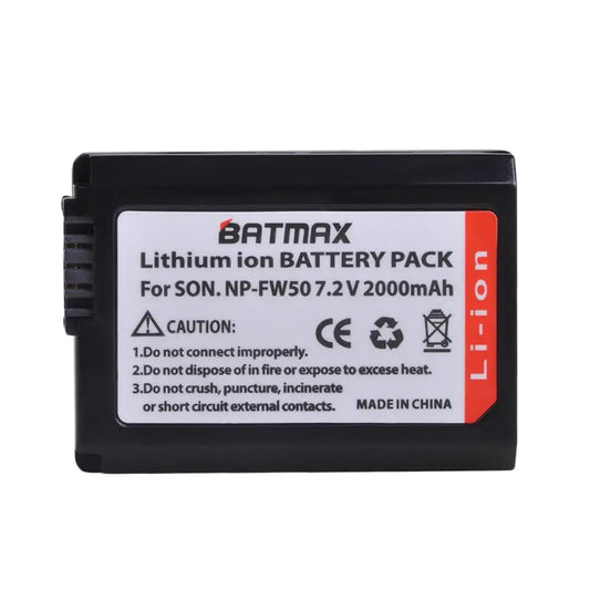 2000mAh NP-FW50 NP FW50 Dual LED USB Battery Charger for SONY