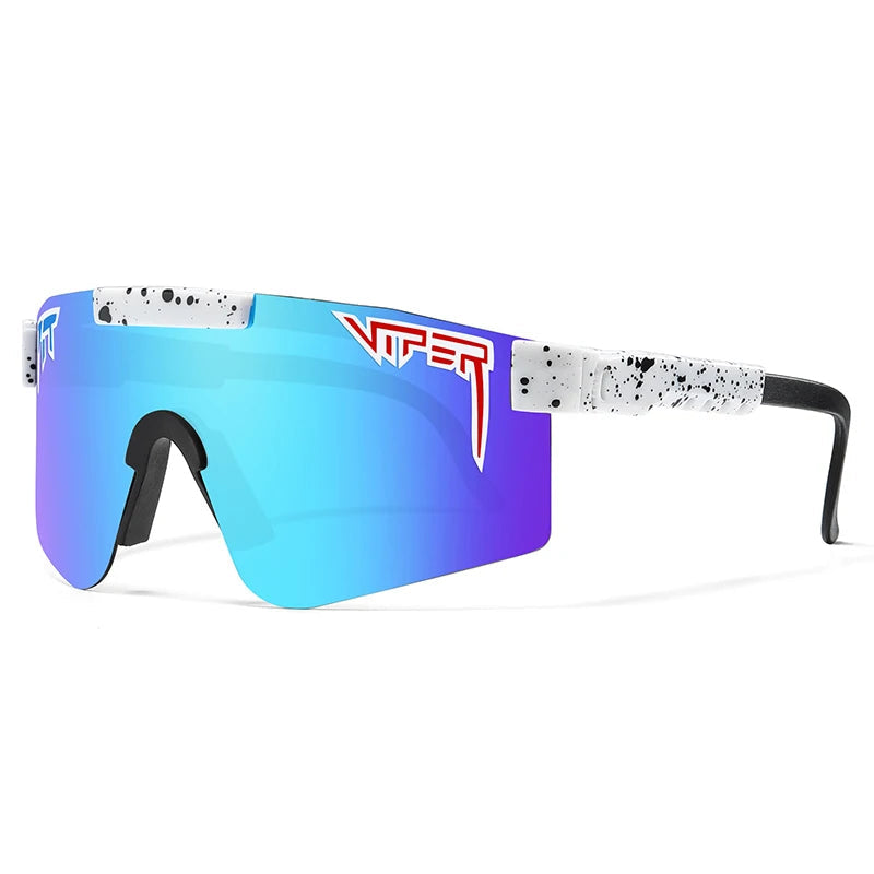 Adult UV400 Pit Viper-Look Sunglasses