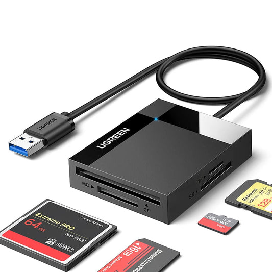 USB 3.0 Card Reader SD Micro SD TF CF MS Compact Flash