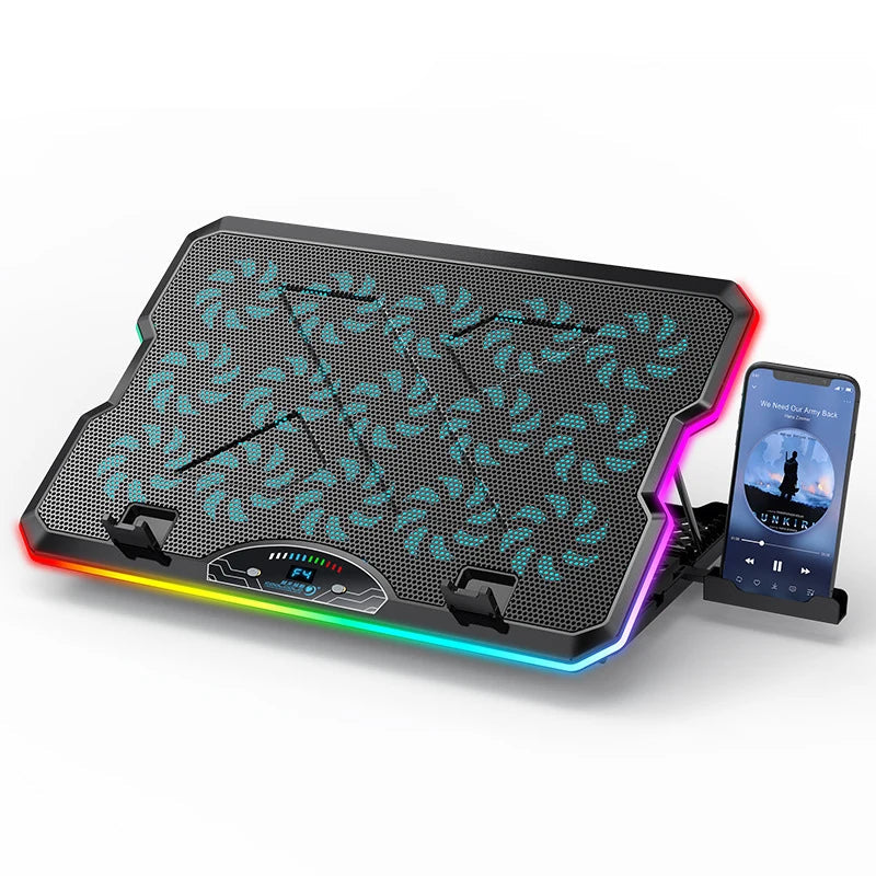 Gaming RGB Laptop Fan Cooling Pad