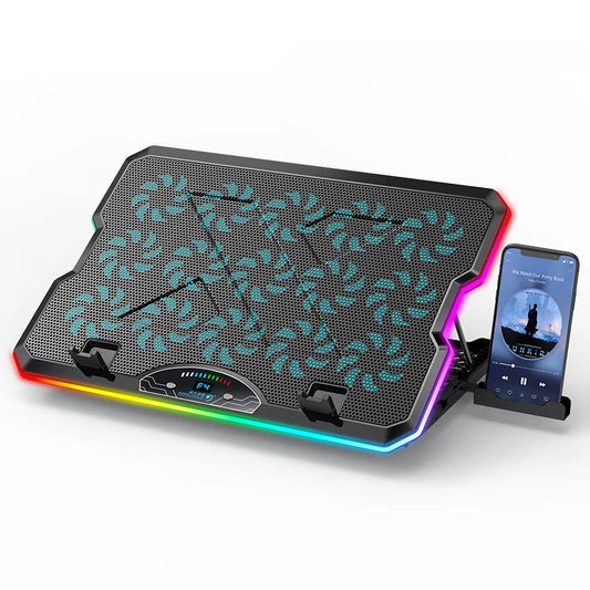 Gaming RGB Laptop Fan Cooling Pad