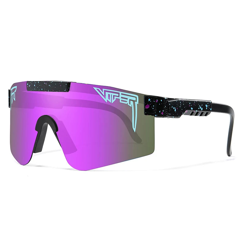 Adult UV400 Pit Viper-Look Sunglasses