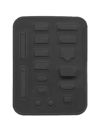 16-Piece Universal Laptop Notebook Silicone Anti-Dust USB Plug Set