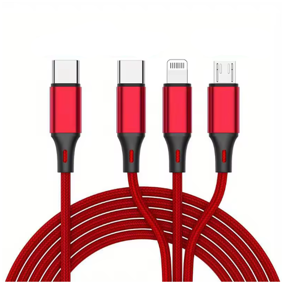 3-in-1 USB Type-C Cable Lightning Micro