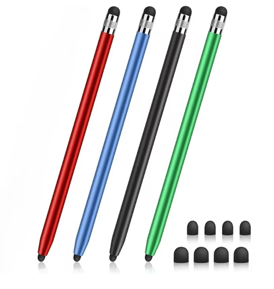 4-Piece Colourful Stylus Metal Pens