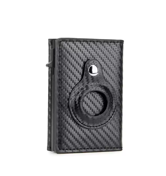 Smart Air Tag Wallet PU Leather RFID Blocking Card Holder