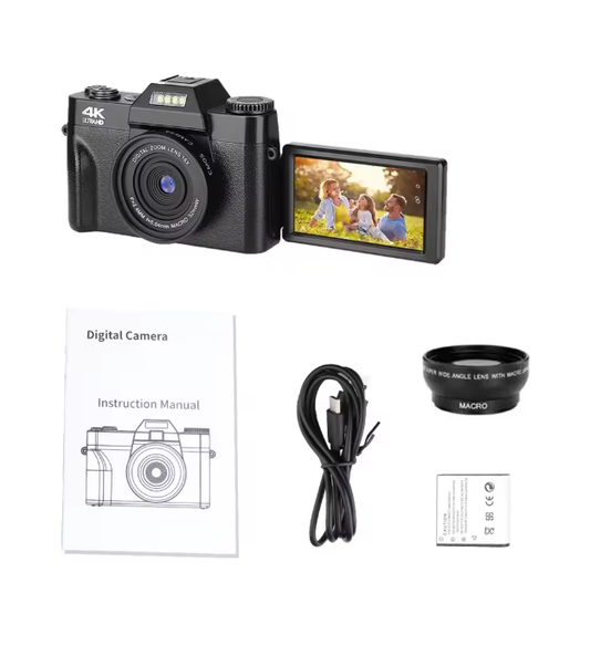 4K 48MP Digital Camera Video