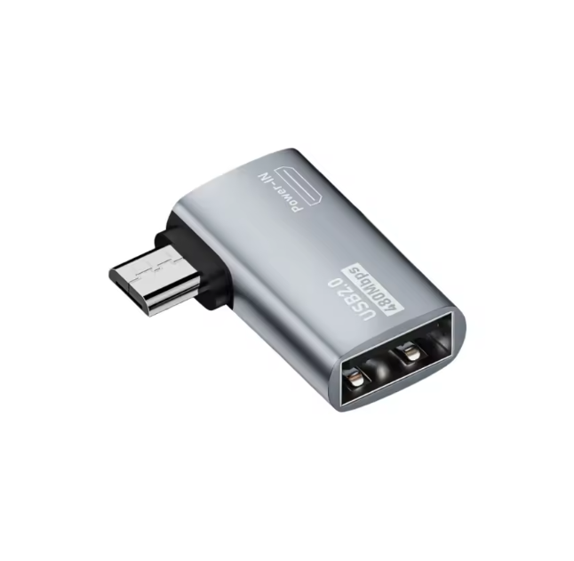 OTG Cable Adapter 4K 90 Degree Left Right Angle