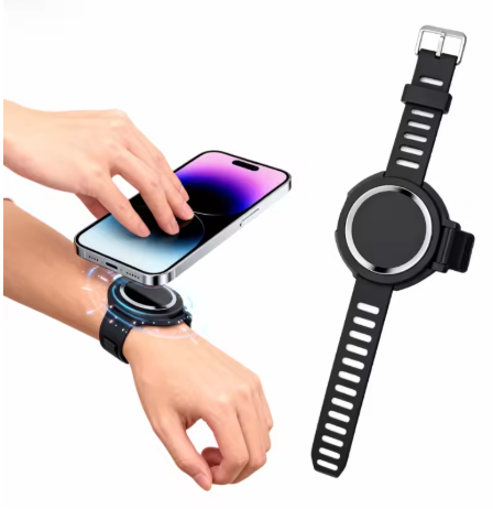 Adjustable Two Sided Magnetic Wrist Phone Holder Mount