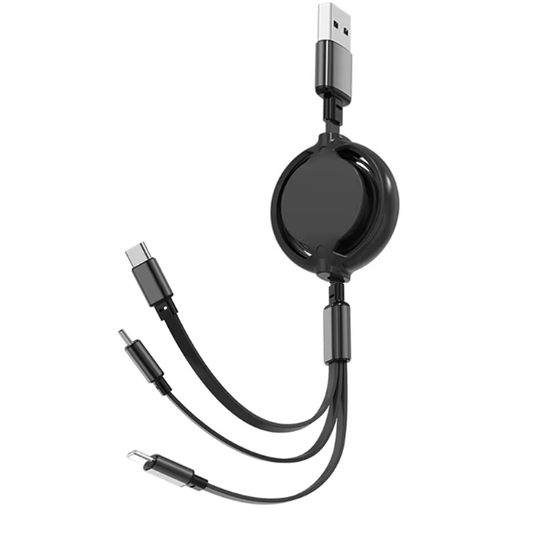 3-in-1 USB Micro Type-C Cable Charger
