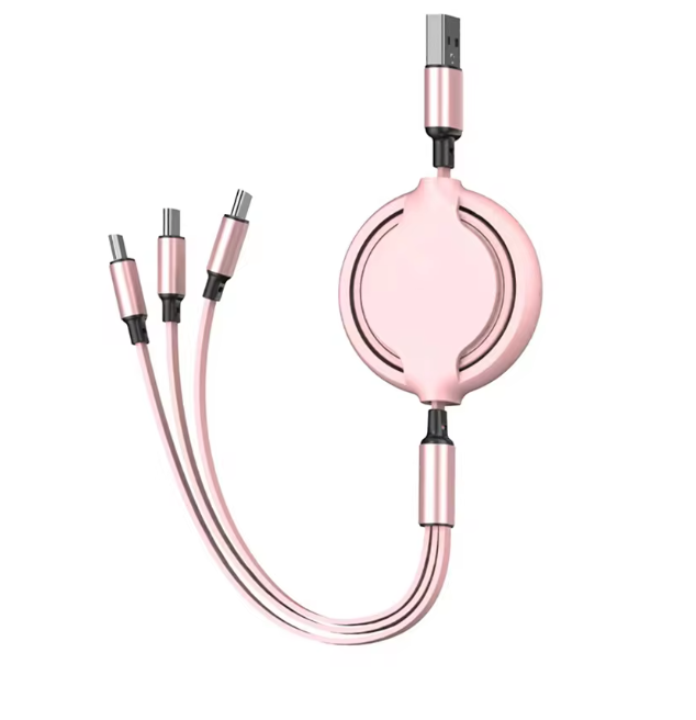 3-in-1 USB Micro Type-C Cable Charger