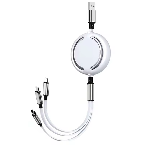 3-in-1 USB Micro Type-C Cable Charger