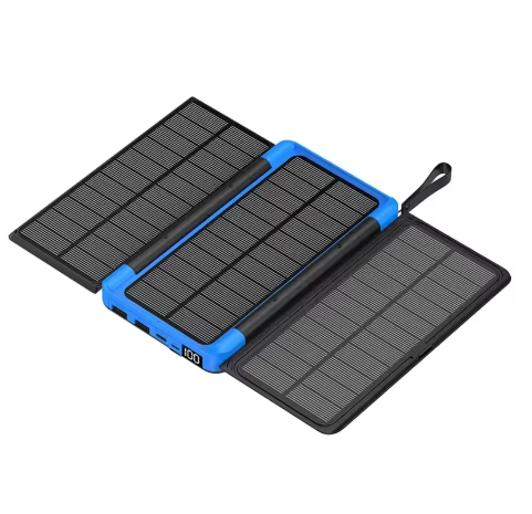 10000mAh Qi Wireless Solar Power Bank