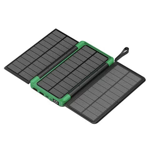 10000mAh Qi Wireless Solar Power Bank