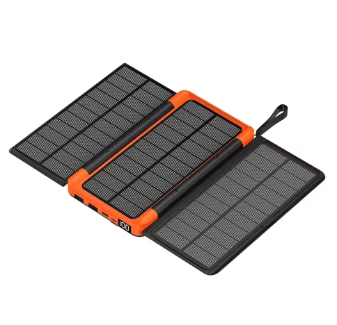 10000mAh Qi Wireless Solar Power Bank