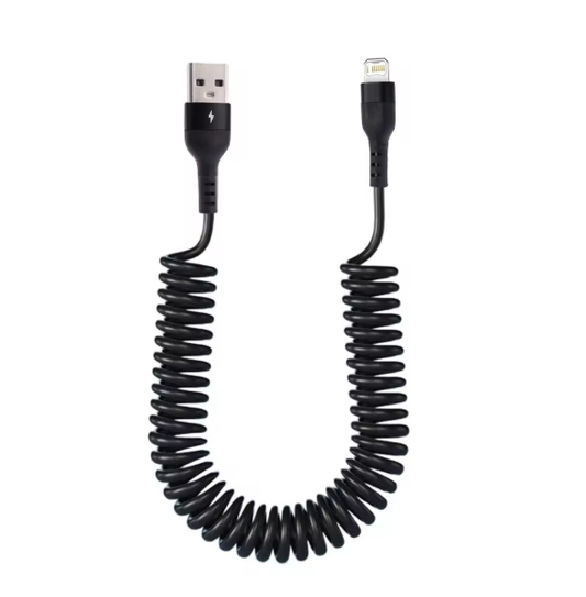 Spring Lightning USB-A Charging Cable